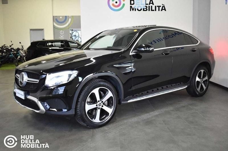 Usata Mercedes GLC220 170 CV (125 kW) 2018 Nero Coupé