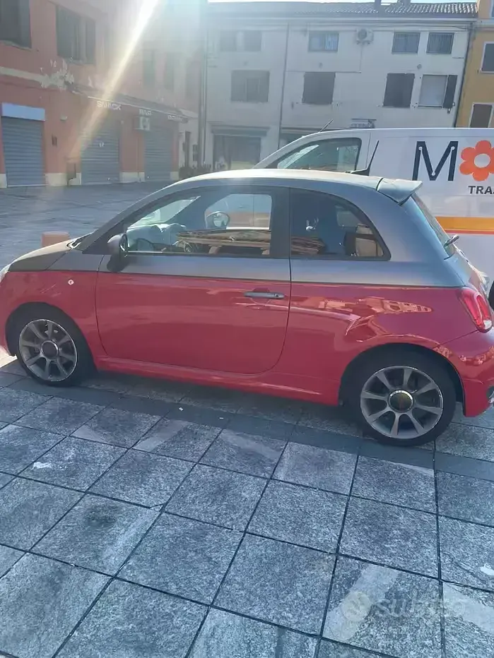 Usata Fiat 500 S 95 CV (69 kW) 2018 Rosso Berlina