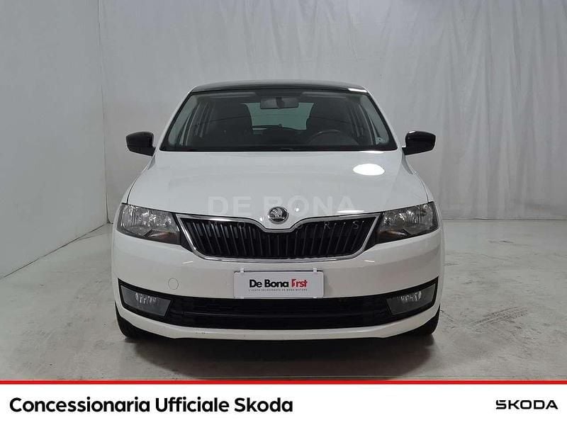 Usata Skoda Rapid Active 105 CV (77 kW) 2014 Bianco Utilitaria
