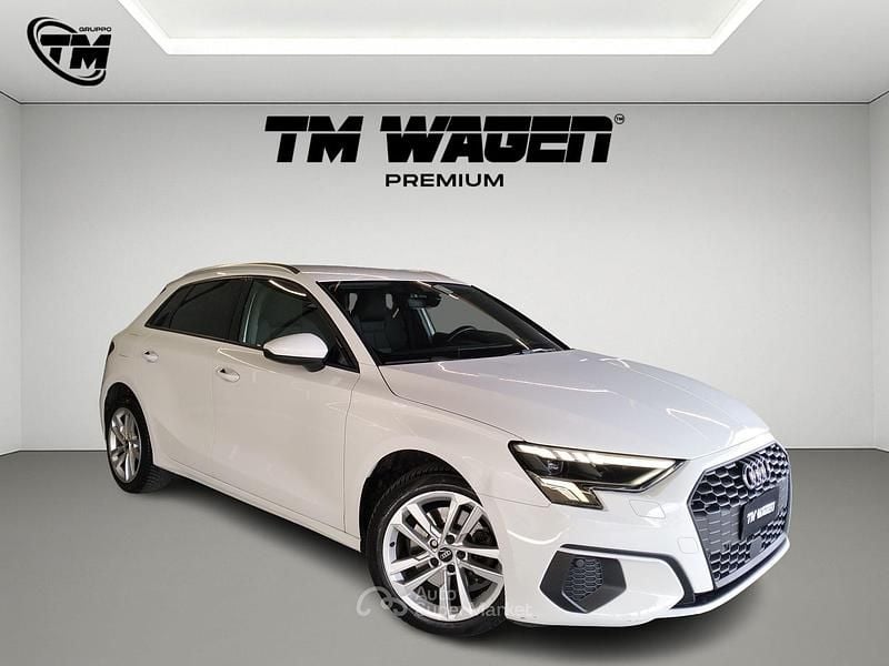 Usata Audi A3 Advanced Plus 116 CV (85 kW) 2021 Nero Berlina