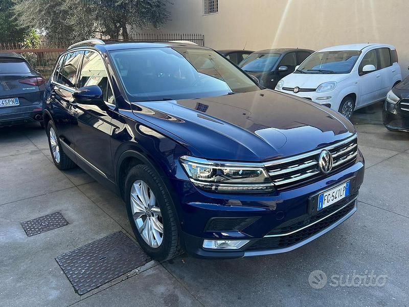 Usata VW Tiguan 150 CV (110 kW) 2017 Blu SUV
