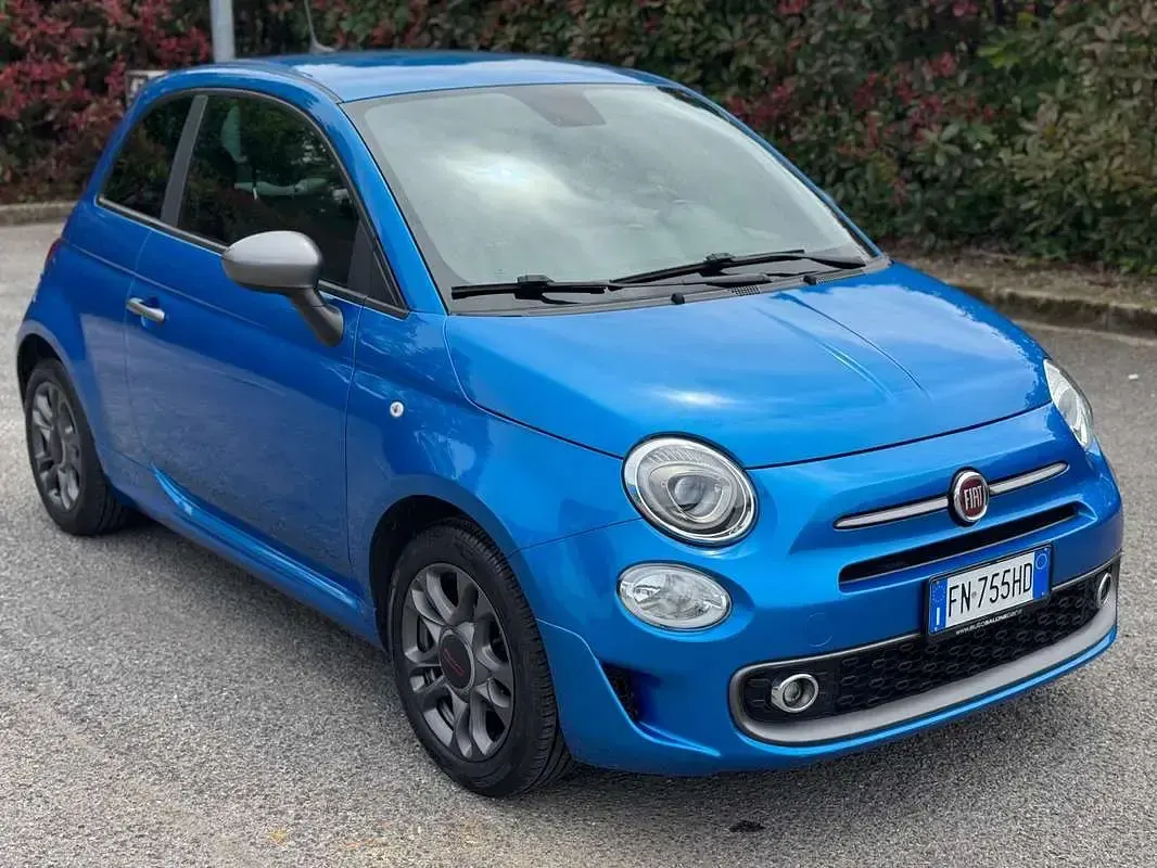 Usata Fiat 500 S 69 CV (50 kW) 2018 Blu Utilitaria