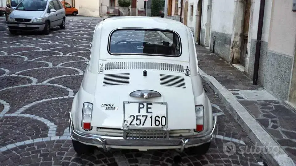 Usata Fiat 500 1970 Bianco Utilitaria