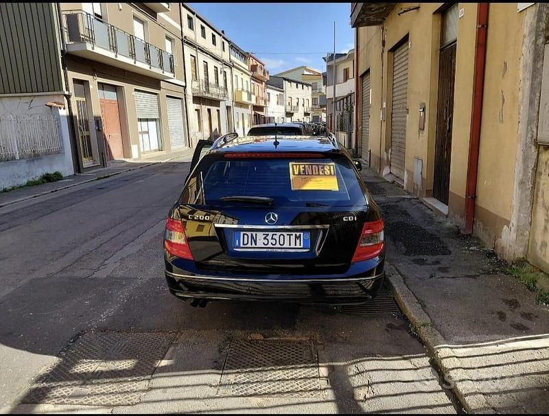 Usata Mercedes C200 2008 Nero Station wagon