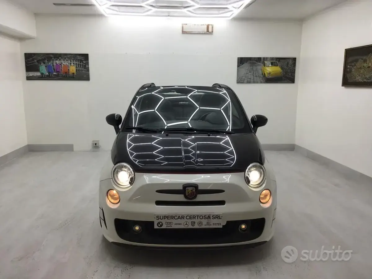 Usata Abarth 595C 160 CV (117 kW) 2012 Bianco Cabrio