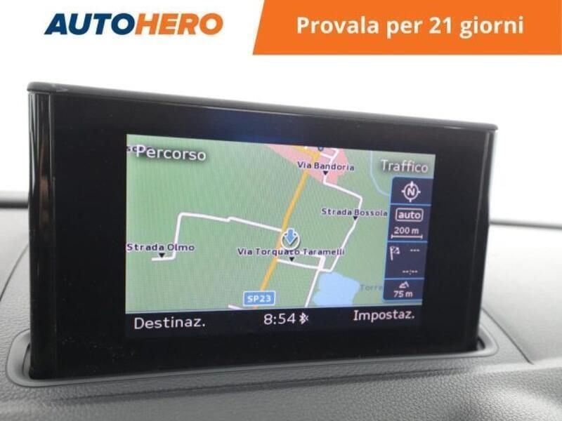 Usata Audi A3 Ambition 150 CV (110 kW) 2014 Argento Berlina