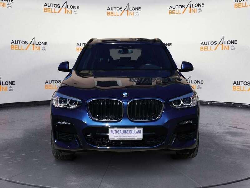 Usata BMW X3 M Sport 292 CV (214 kW) 2020 Blu metallizzato SUV