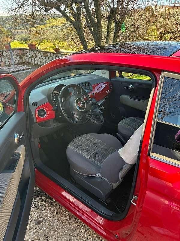 Usata Fiat 500 Lounge 99 CV (72 kW) 2010 Rosso Berlina