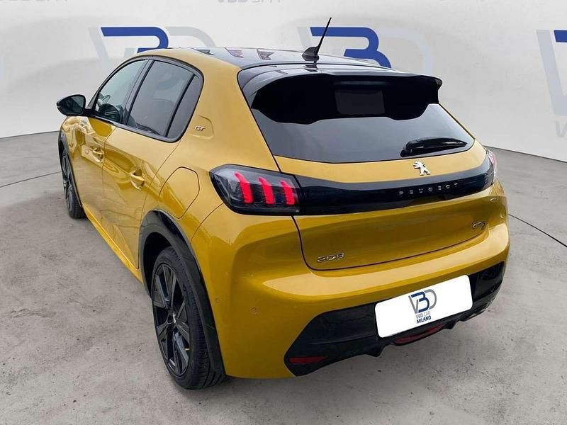 Usata Peugeot 208 GT 131 CV (96 kW) 2021 Giallo Utilitaria
