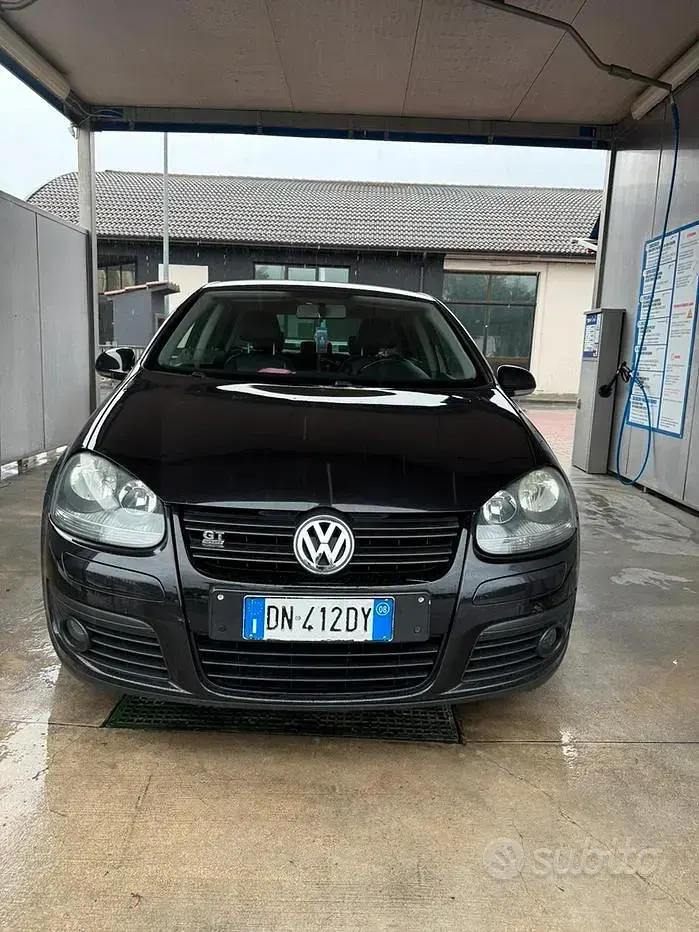 Usata VW Golf VI GT 140 CV (102 kW) 2008 Nero Utilitaria