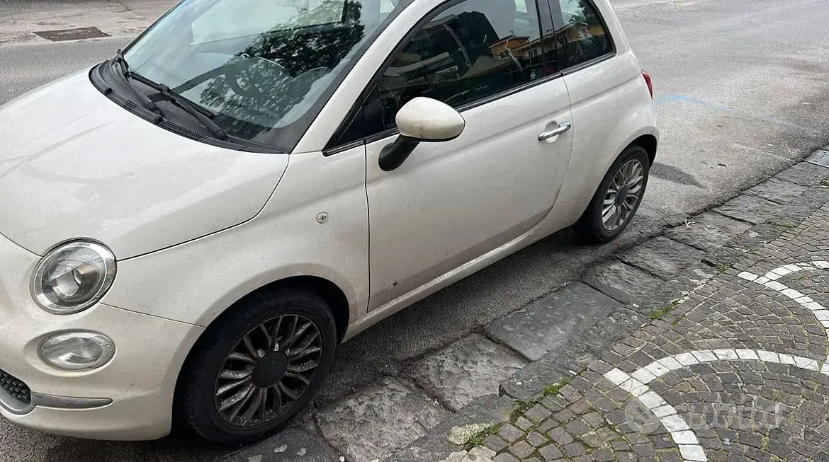 Usata Fiat 500 Lounge 69 CV (50 kW) 2016 Bianco Utilitaria