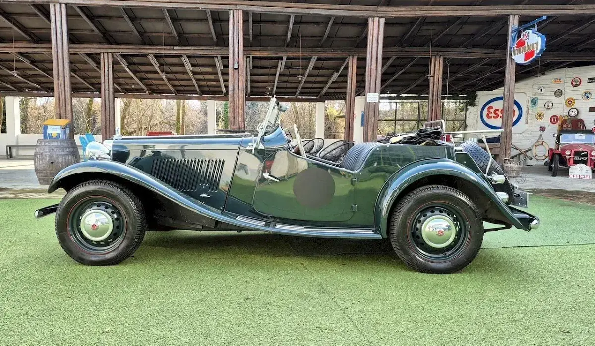 Usata MG TD 57 CV (41 kW) 1953 Verde Cabrio