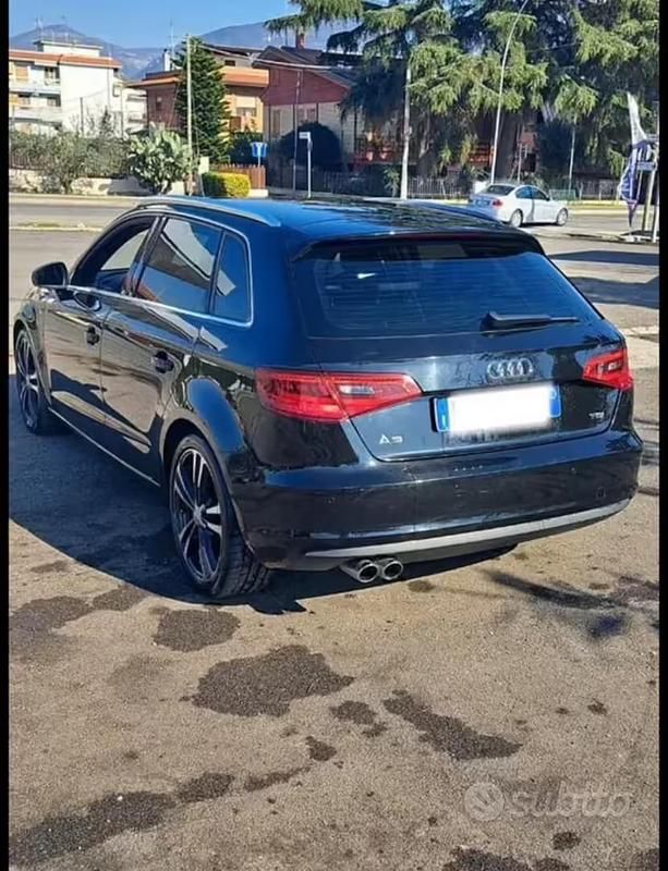 Usata Audi A3 S-Line 150 CV (110 kW) 2016 Nero Berlina