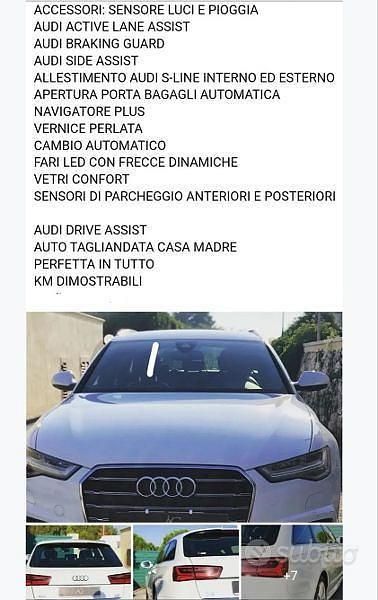 Usata Audi A6 Business 190 CV (139 kW) 2018 Bianco Station wagon