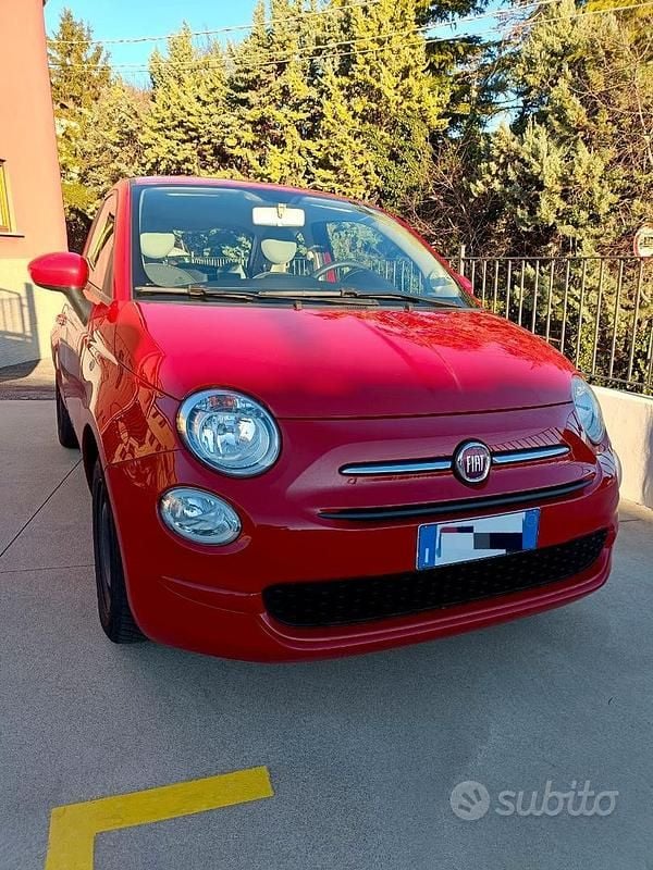 Usata Fiat 500 Pop 69 CV (50 kW) 2019 Rosso