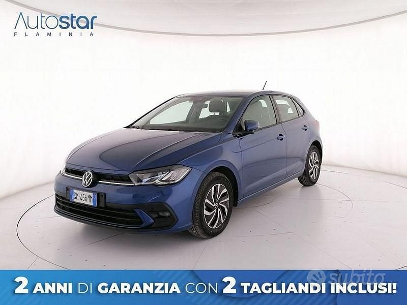 Usata VW Polo Life 95 CV (69 kW) 2023 Blu Berlina