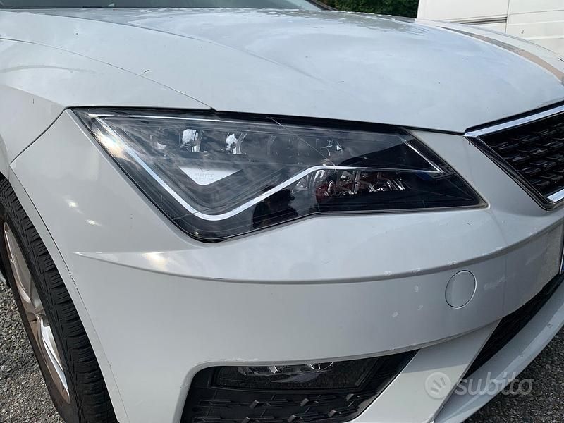 Usata Seat Leon Business 116 CV (85 kW) 2018 Bianco Station wagon