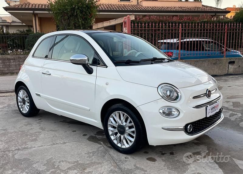 Usata Fiat 500 Lounge 69 CV (50 kW) 2016 Bianco Berlina