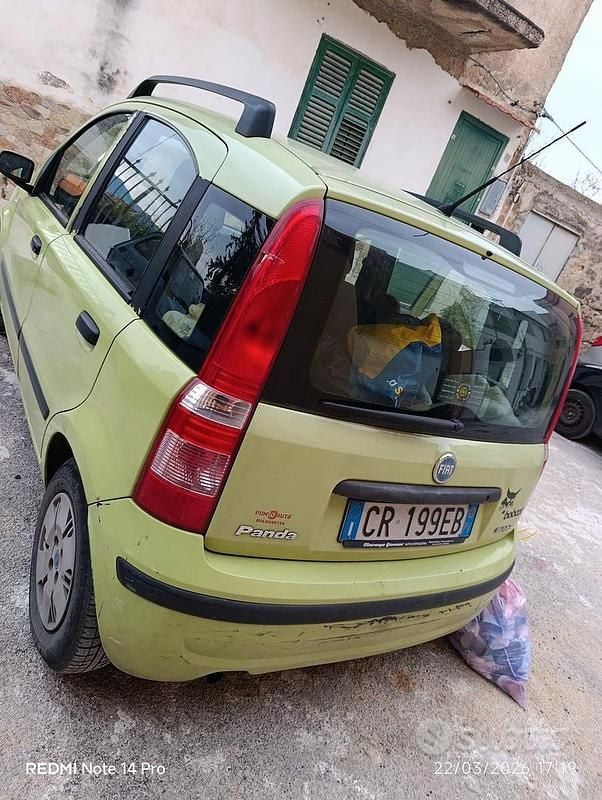Usata Fiat Panda 69 CV (50 kW) 2005 Verde Utilitaria