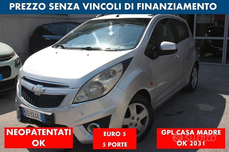 Usata Chevrolet Spark LT 82 CV (60 kW) 2010 Grigio Utilitaria