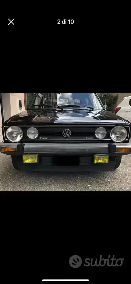 Usata VW Golf I 50 CV (36 kW) 1981 Nero Utilitaria