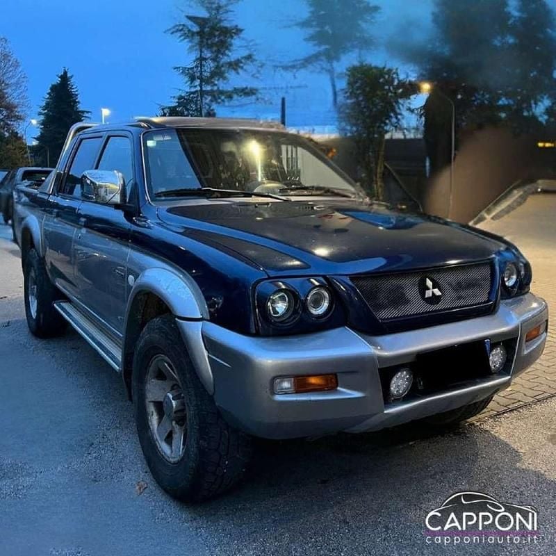 Usata Mitsubishi L200 116 CV (85 kW) 2003 Blu Pick-up