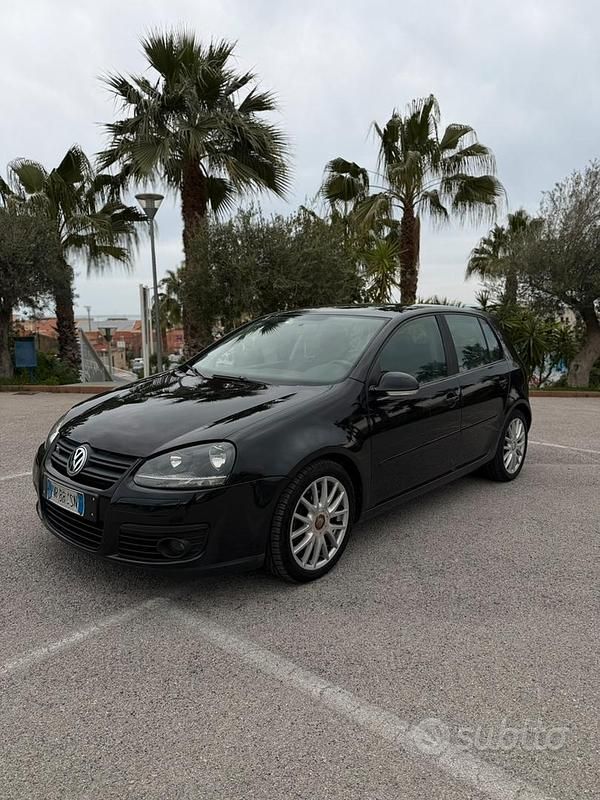 Usata VW Golf VI GT 170 CV (125 kW) 2008 Nero Utilitaria