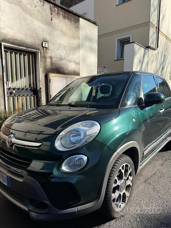 Usata Fiat 500L Trekking 95 CV (69 kW) 2016 Verde Monovolume