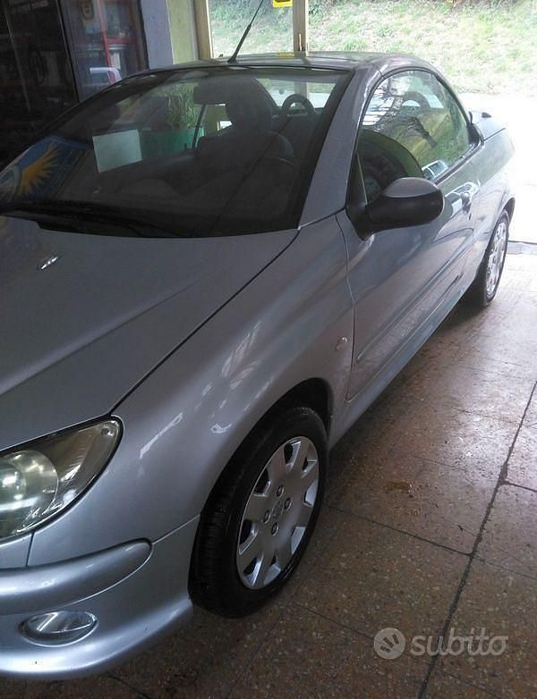 Usata Peugeot 206 CC 2004 Grigio Cabrio
