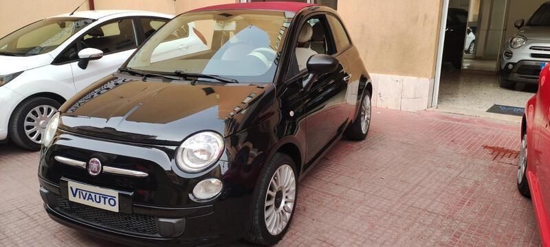 Usata Fiat 500C Lounge 69 CV (50 kW) 2010 Nero Cabrio