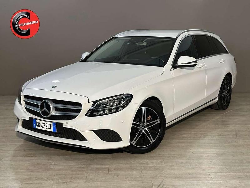Bianco Usata 2020 Mercedes C200 Station wagon | 20.990 € (Ottimo prezzo) - Immagine 1/4