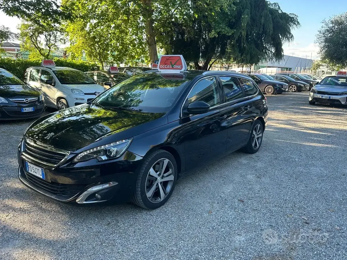 Usata Peugeot 308 GT-line 150 CV (110 kW) 2017 Nero Station wagon