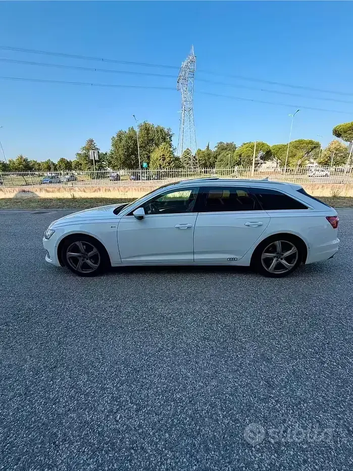 Usata Audi A6 S-Line 204 CV (150 kW) 2022 Bianco Station wagon