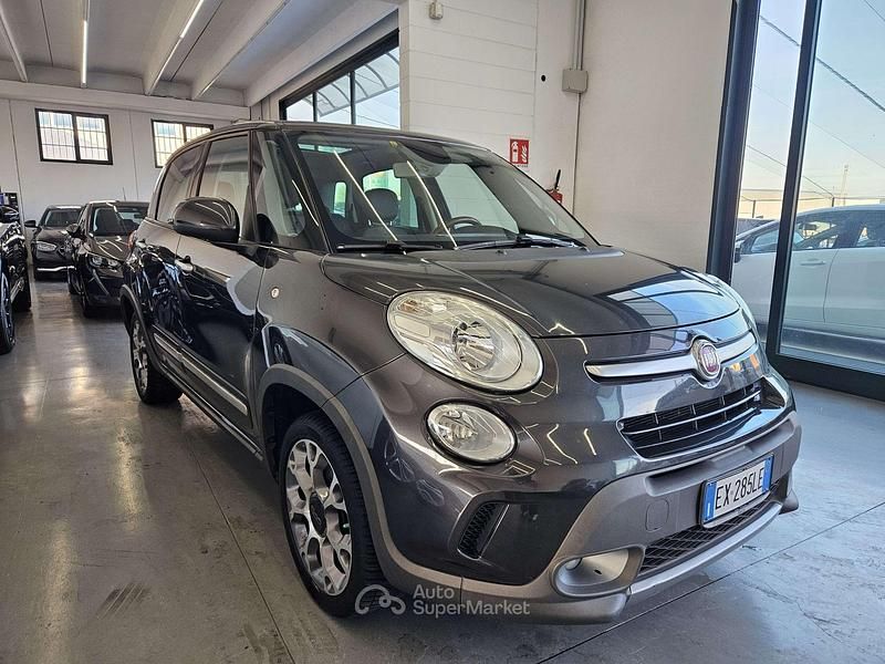 Usata Fiat 500L Living 84 CV (61 kW) 2015 Grigio scuro Monovolume