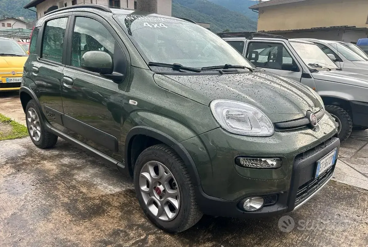 Usata Fiat Panda 4x4 75 CV (55 kW) 2014 Verde Utilitaria