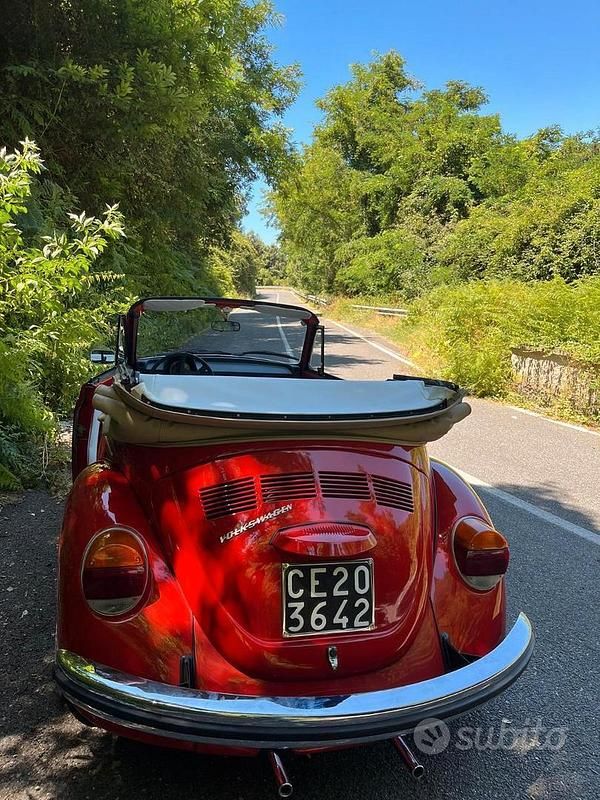 Usata VW Beetle Cabriolet 1970 Rosso Cabrio