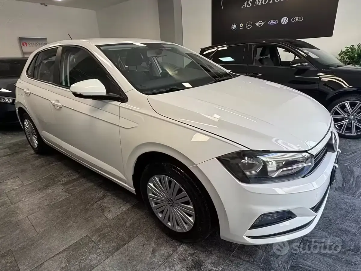 Usata VW Polo Comfortline 80 CV (58 kW) 2019 Bianco Utilitaria