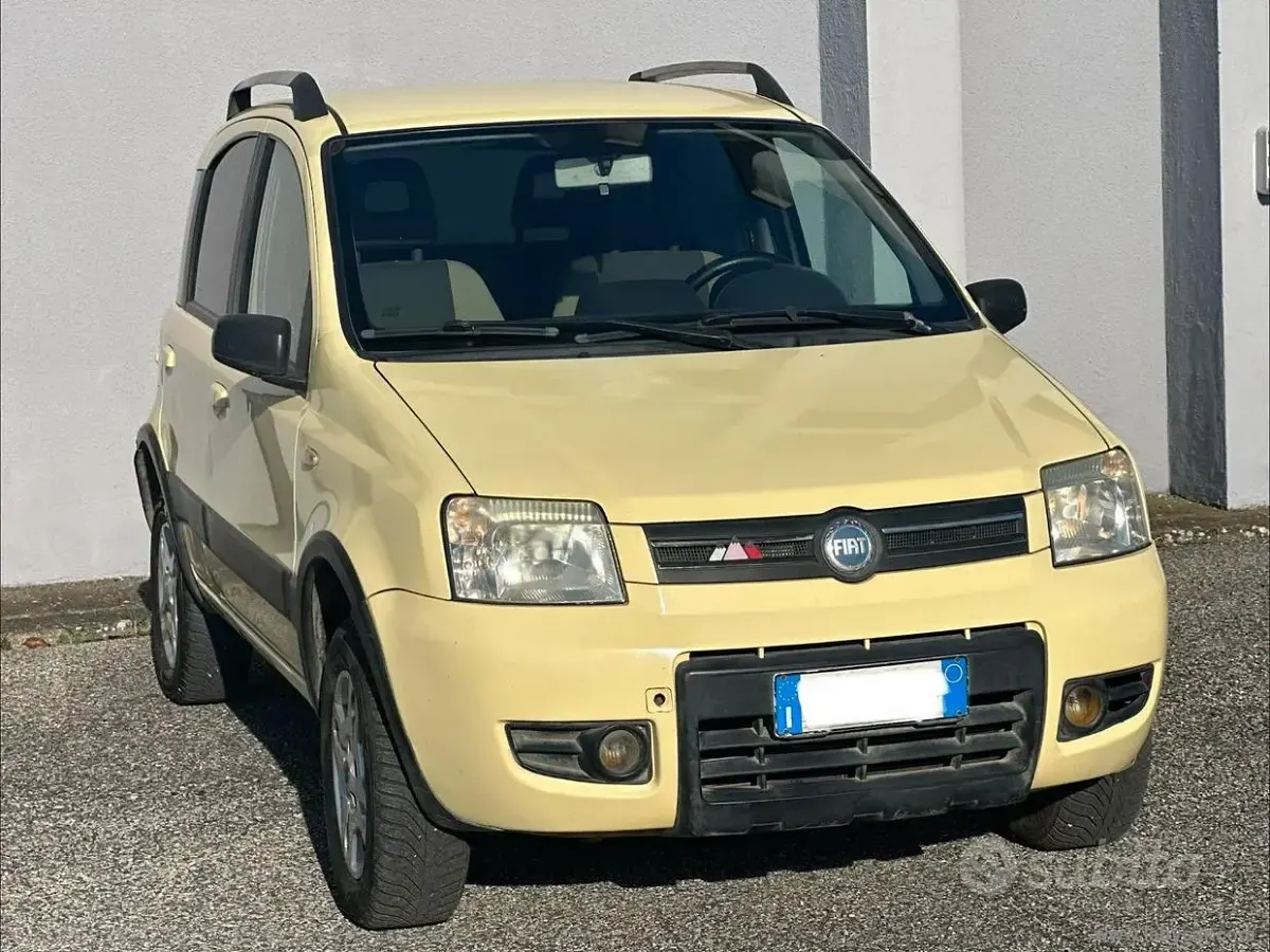 Usata Fiat Panda 4x4 Climbing 69 CV (50 kW) 2007 Giallo Utilitaria