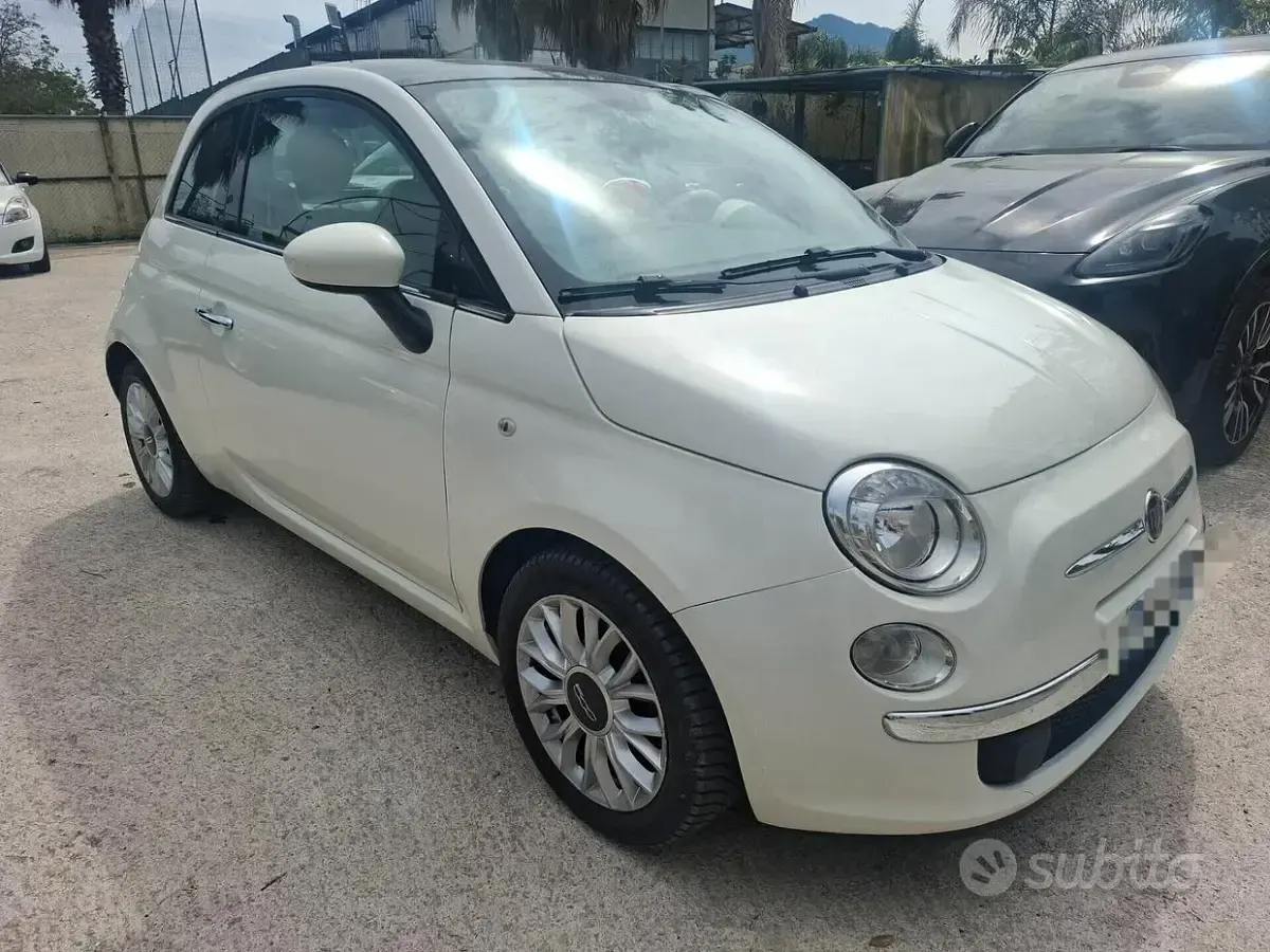 Occasion Fiat 500 Lounge 69 ch (50 kW) 2014 Blanc Berline