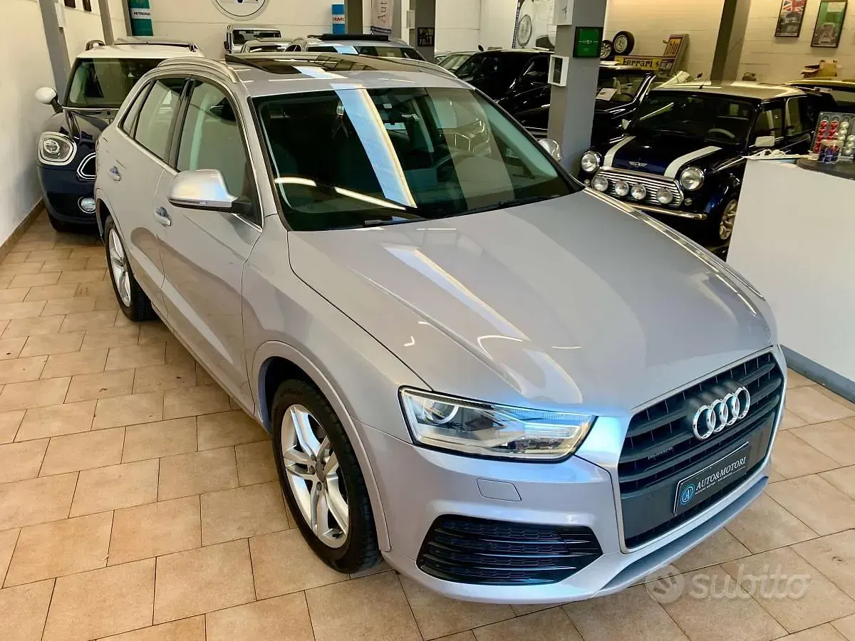 Usata Audi Q3 Ambiente 150 CV (110 kW) 2018 Argento SUV