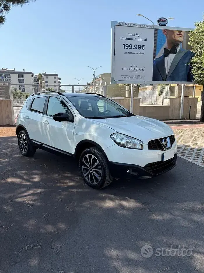 Usata Nissan Qashqai Tekna 110 CV (80 kW) 2013 Bianco SUV