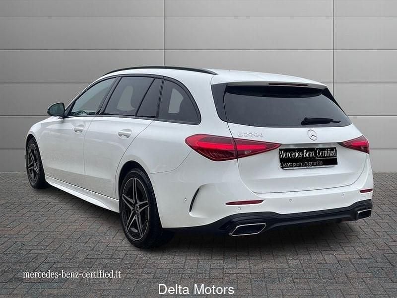 Usata Mercedes C220 AMG Line Premium 197 CV (144 kW) 2023 Bianco Station wagon