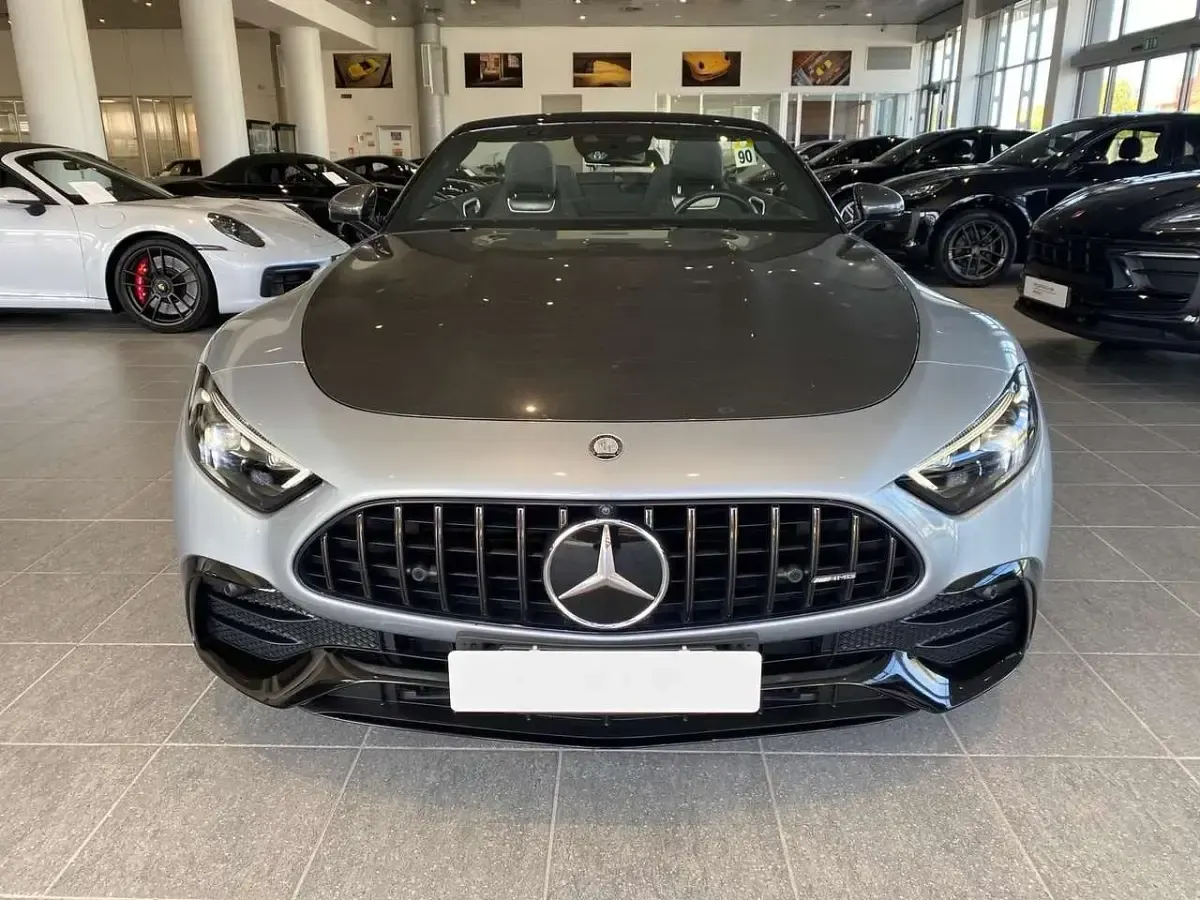 Usata Mercedes SL43 AMG Premium Plus 381 CV (280 kW) 2024 Argento Cabrio
