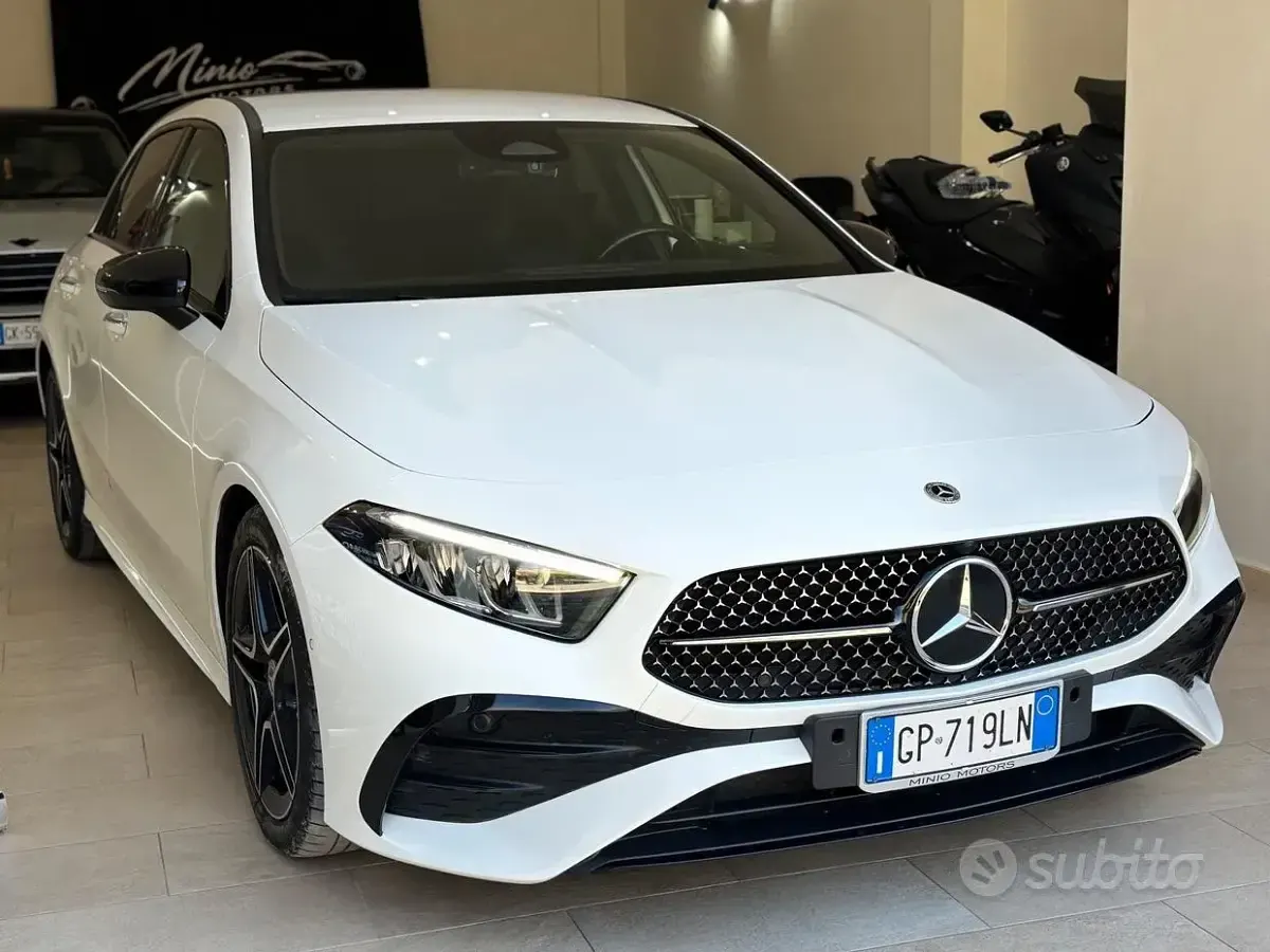 Usata Mercedes A200 AMG Line Premium Plus 150 CV (110 kW) 2023 Bianco Berlina