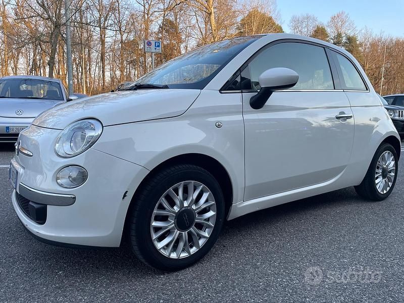 Usata Fiat 500 Lounge 95 CV (69 kW) 2015 Bianco Berlina
