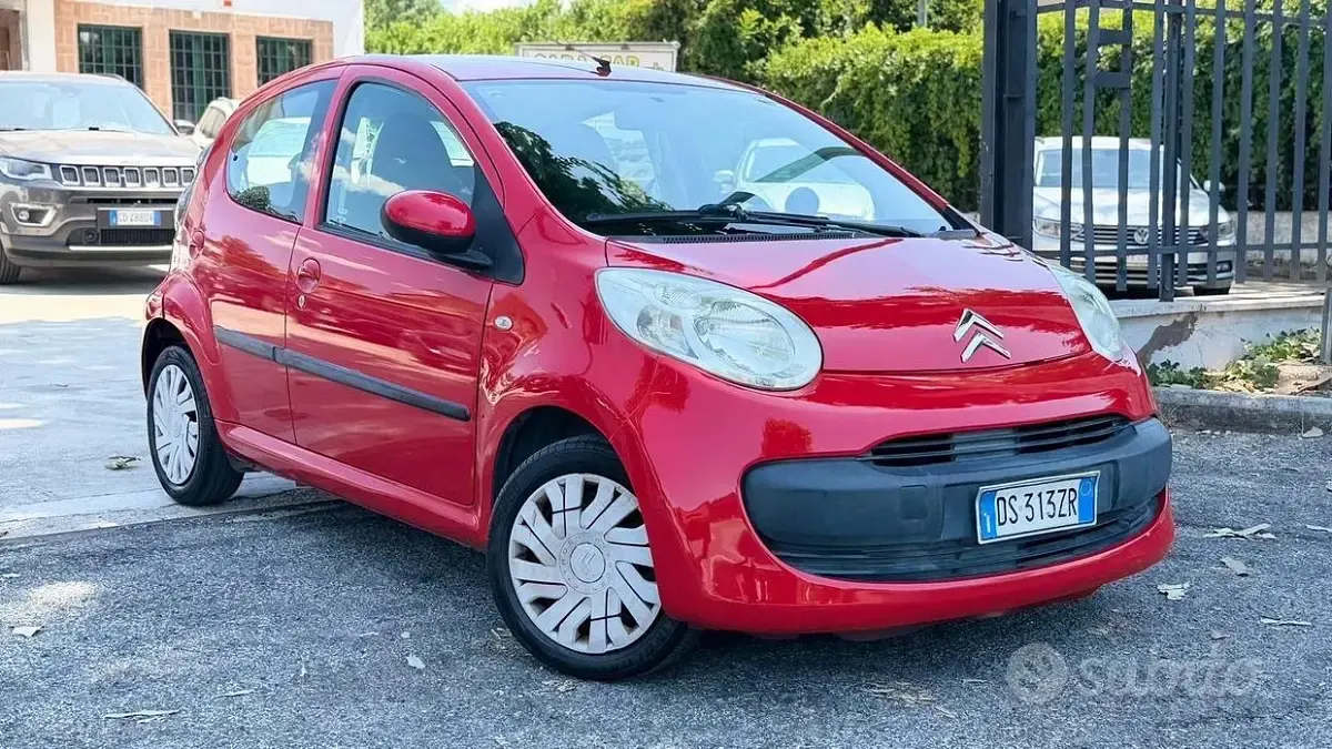 Usata Citroën C1 68 CV (50 kW) 2008 Rosso Utilitaria