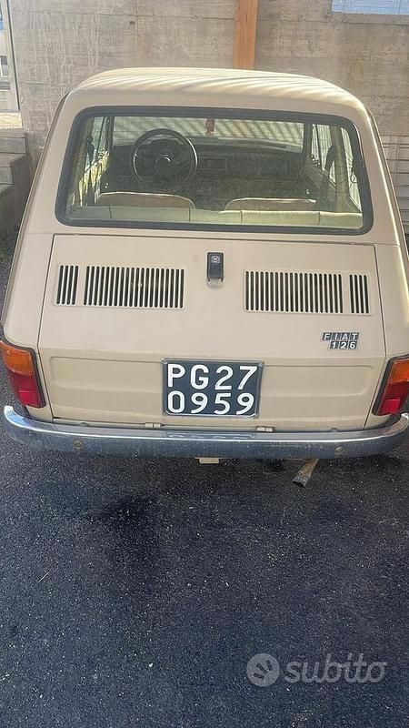 Usata Fiat 126 1970 Bianco Utilitaria