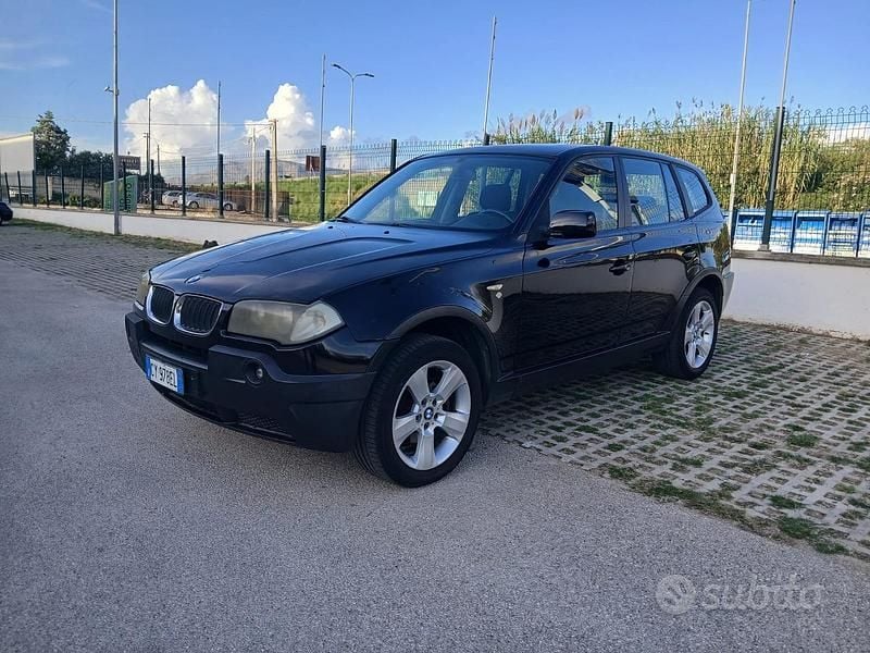 Usata BMW X3 150 CV (110 kW) 2005 Nero SUV
