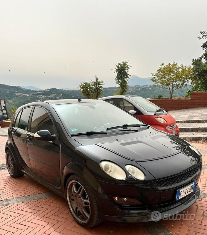 Usata Smart ForFour Brabus 177 CV (130 kW) 2005 Nero Utilitaria