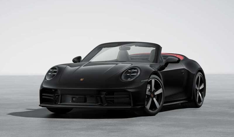 Usata Porsche 911 Carrera Cabriolet 394 CV (289 kW) 2024 Nero brillante/rosso Cabrio